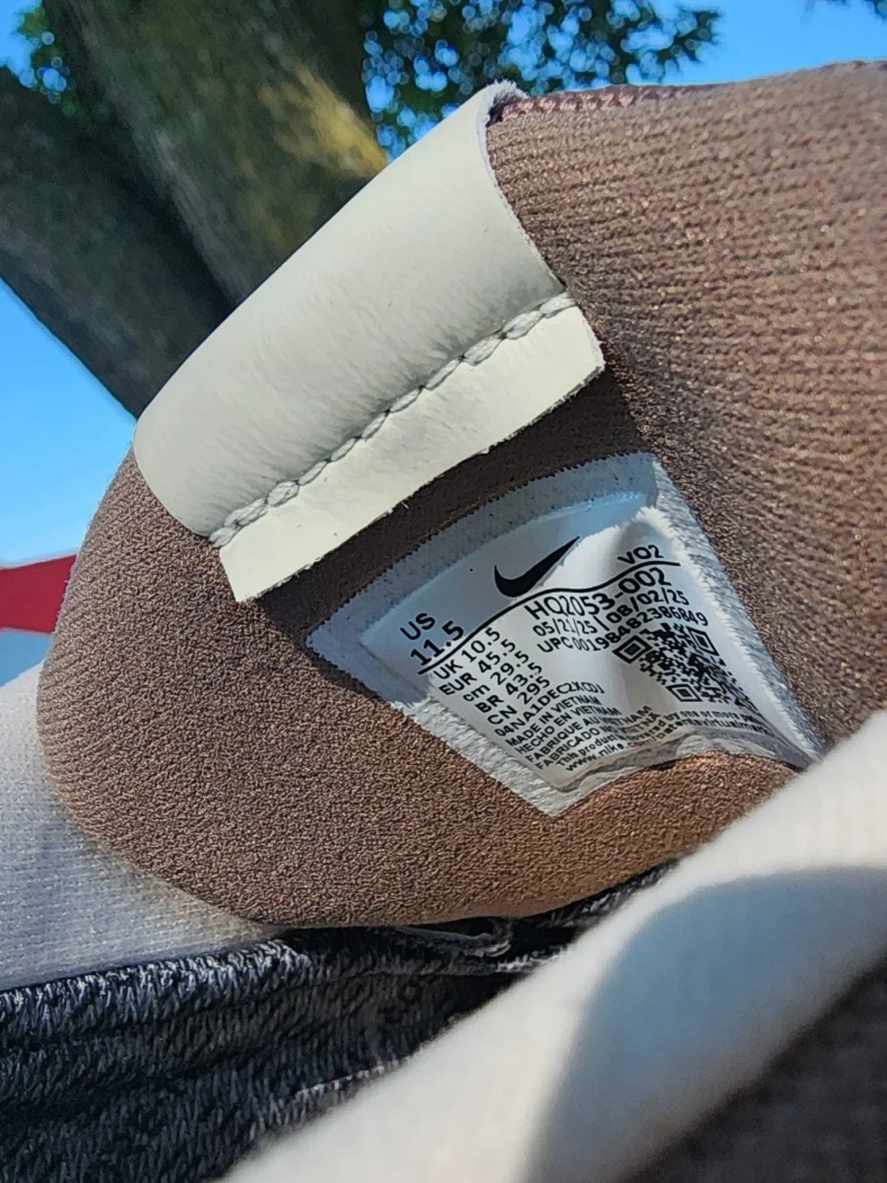 Nike Dunk Low Men's Sneakers with GORE-TEX in Bone and Mink Brown size 11.5